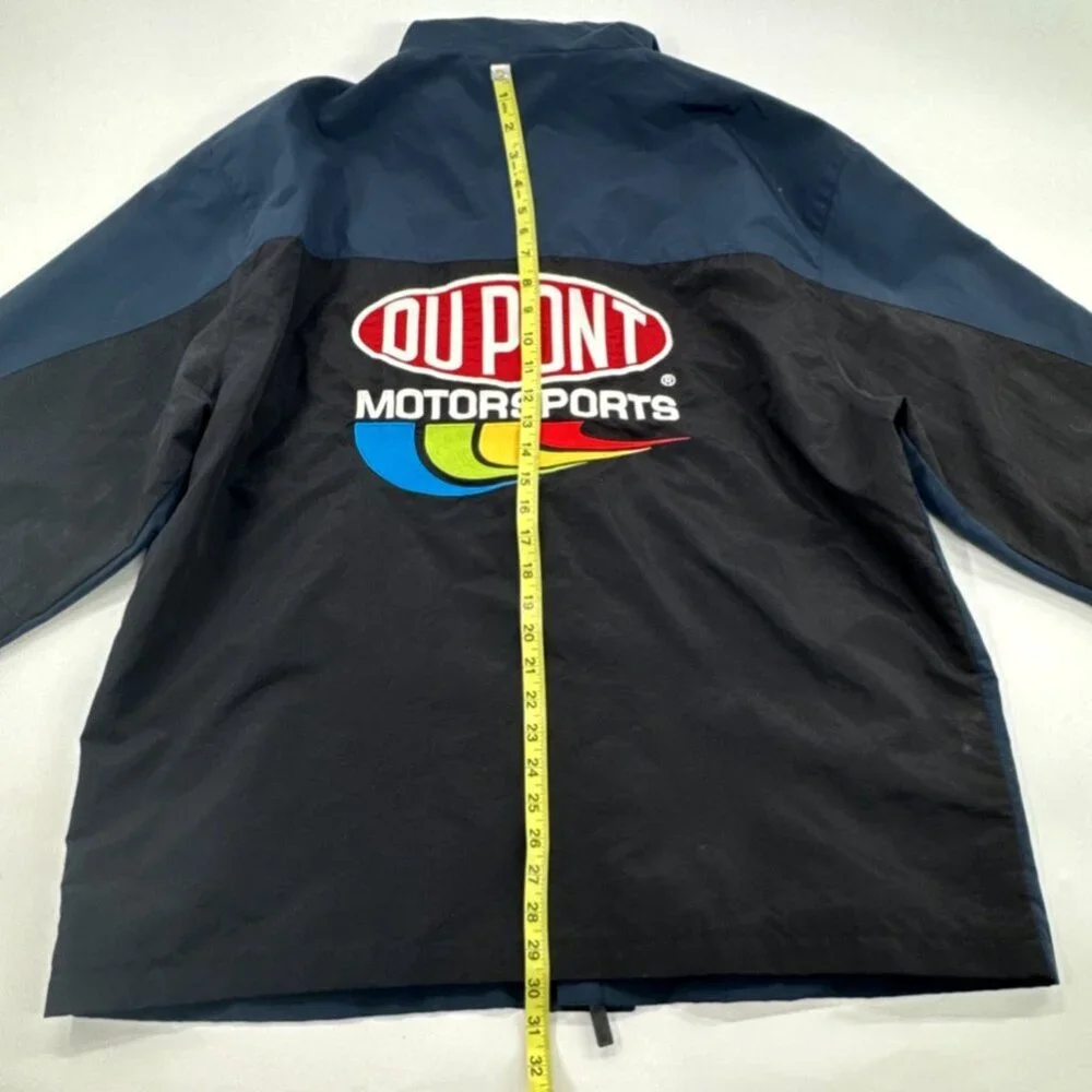 Vintage Chase Jeff Gordon NASCAR Jacket Mens XL Nylon Dupont Windbreaker Racing